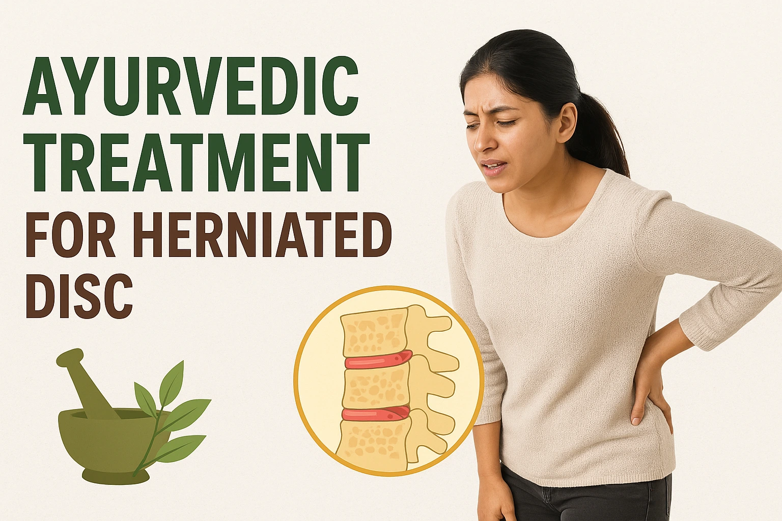 Ayurvedic treatment for herniated disc
