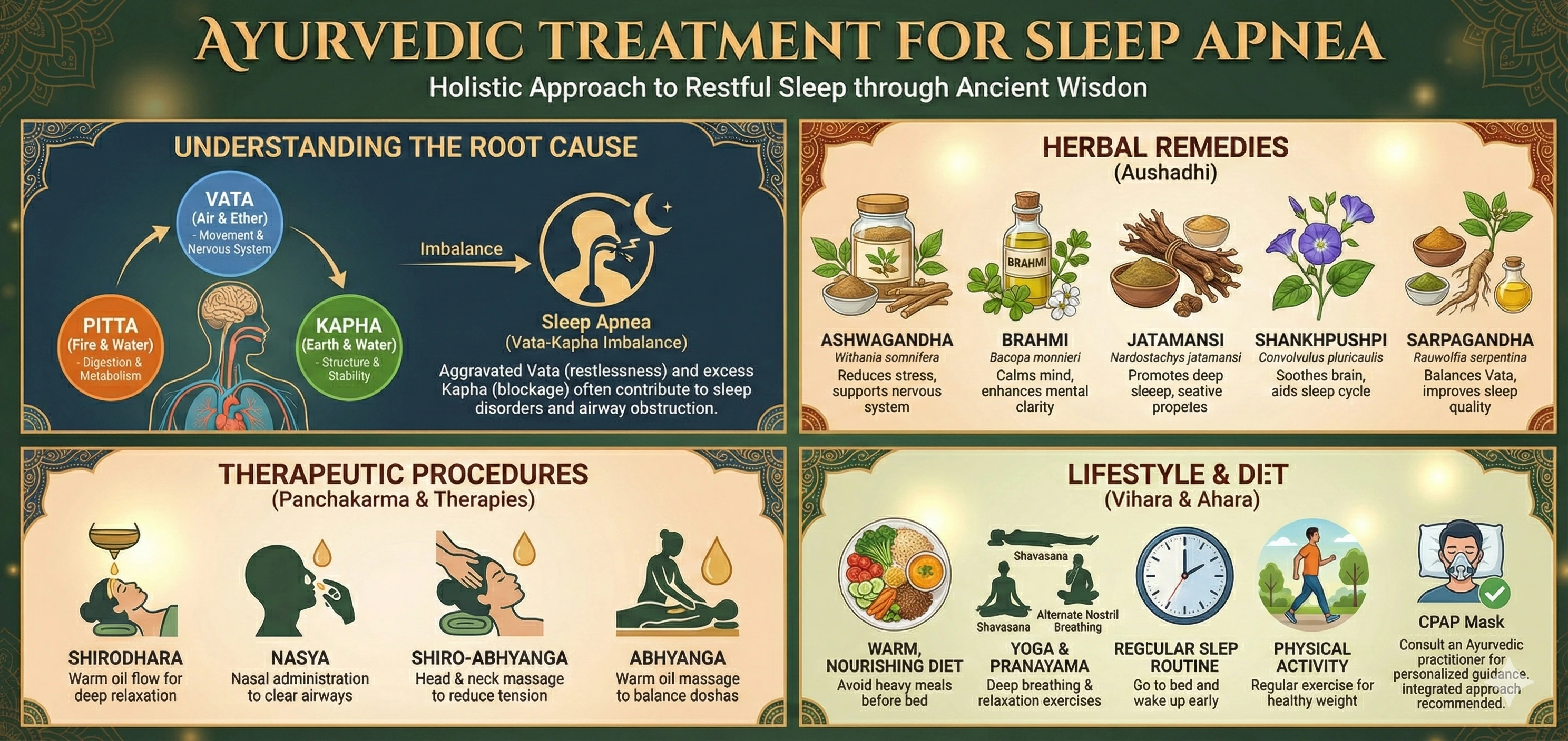 Ayurvedic Treatment for Sleep Apnea at Patanjali Wellness Hubli