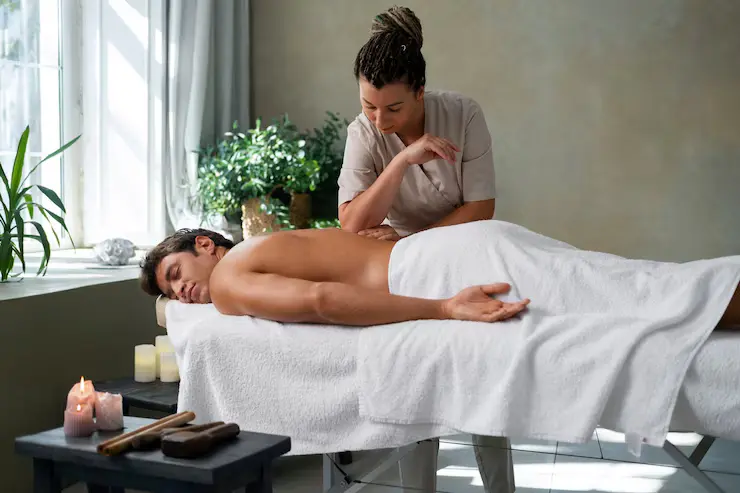 oil massage centre