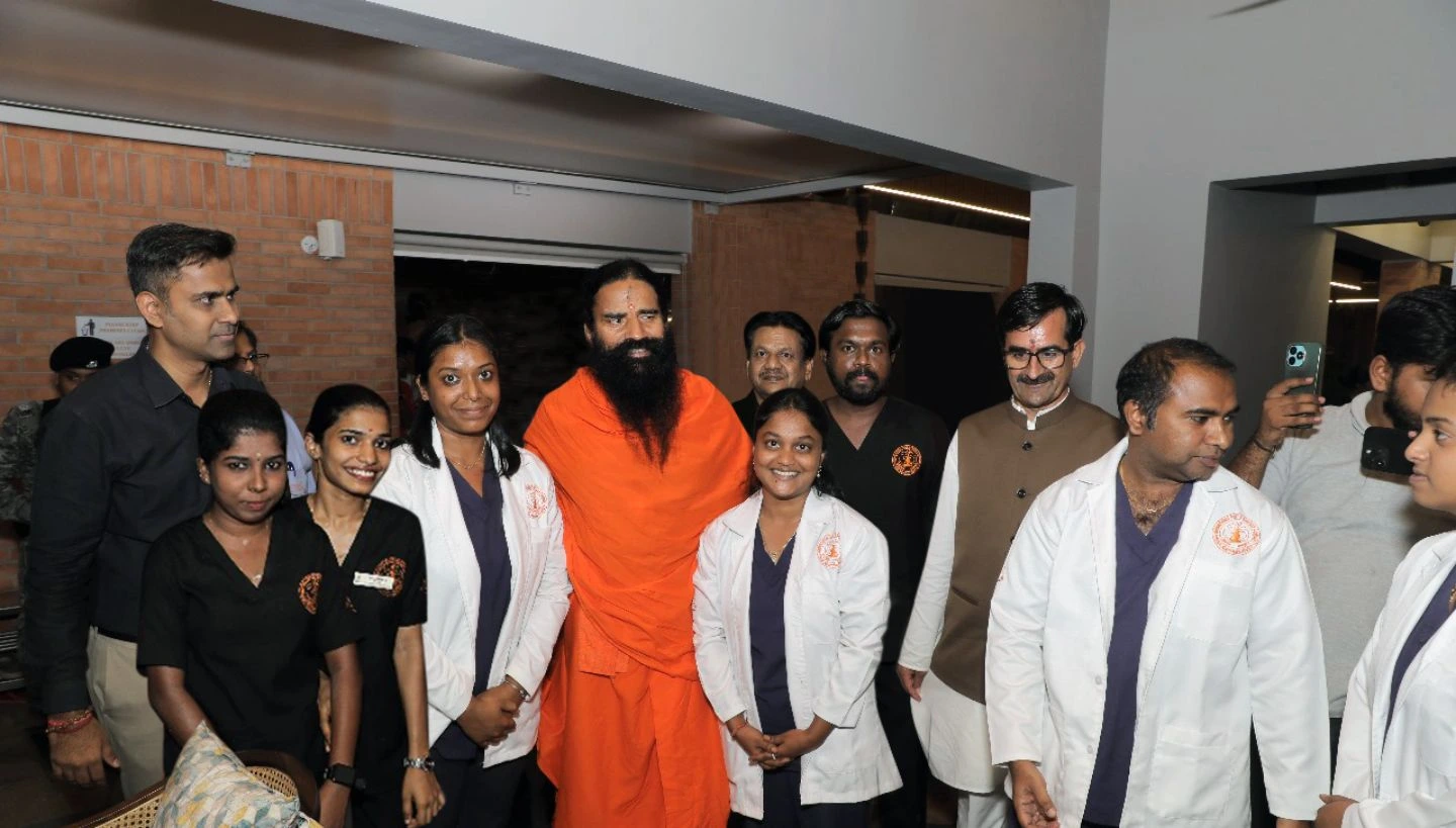 Baba Ramdev Visited Patanjali Wellness