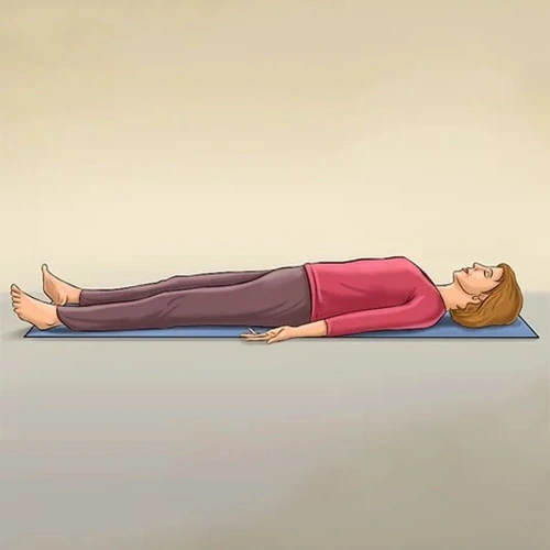 Yoga nidra practice first stage